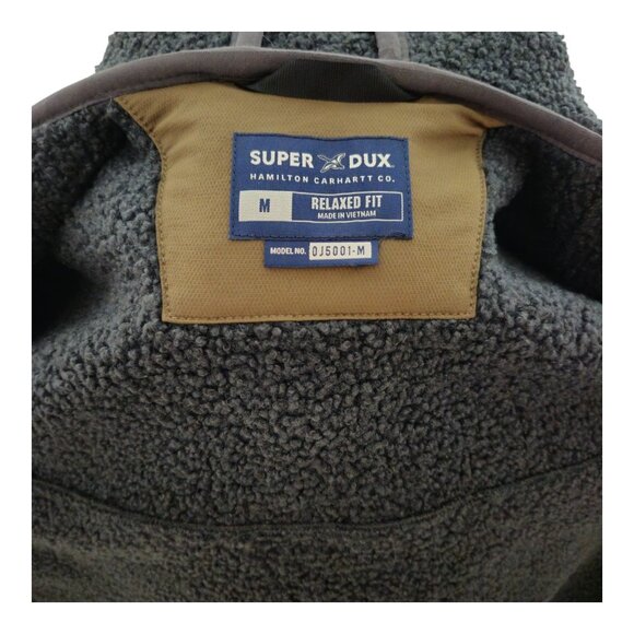 NWT Carhartt Super Dux Sherpa-Lined Jacket MED Brown Cozy & Durable ($149 MSRP) - Picture 7 of 13